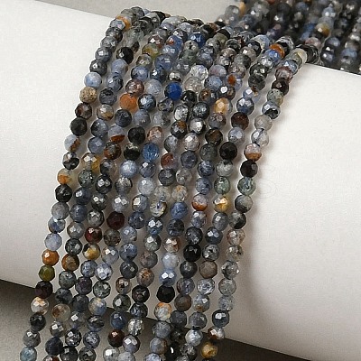 Natural Kyanite/Cyanite/Disthene Beads Strands G-D347-A02-2mm-1
