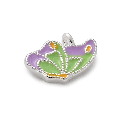 925 Sterling Silver Enamel Butterfly Charms LS-STER-D300-28P-02-1