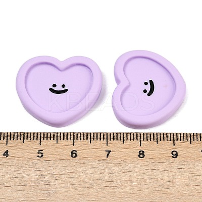 Smiling Face Resin Cabochons CRES-S372-01A-1