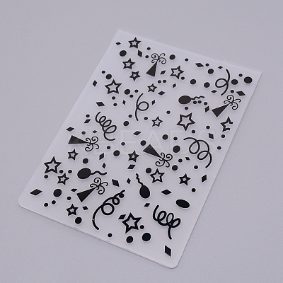 Plastic Fondant Stencil DIY-WH0221-01A-1