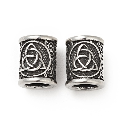 Viking Rune 304 Stainless Steel Beads STAS-E164-01AS-1