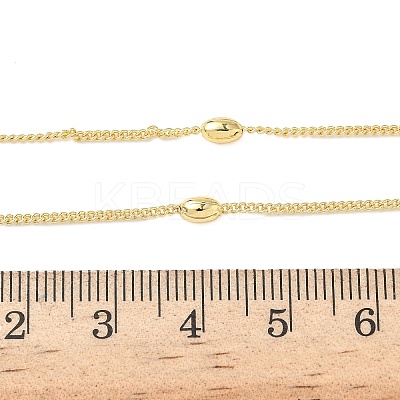 1.5MM Brass Twisted Curb Chain Necklaces for Women Men NJEW-F350-04G-1