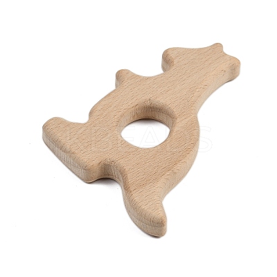 Natural Beech Wooden Baby Teething Toys WOOD-U003-13-1