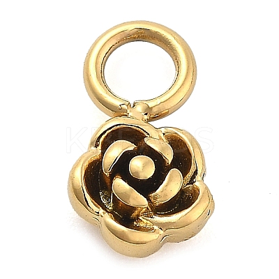 Ion Plating(IP) 304 Stainless Steel Charms STAS-P379-03A-G-1