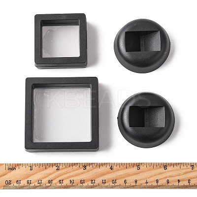 4Pcs 4 Styles Plastic 3D Floating Frame Display Holder ODIS-FS0001-02C-1