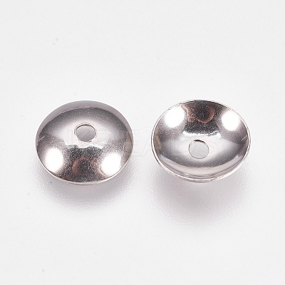 Non-Tarnish Apetalous 201 Stainless Steel Bead Caps LS-STAS-L205-13D-1