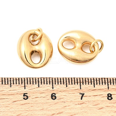 304 Stainless Steel Pendants STAS-P441-01G-1