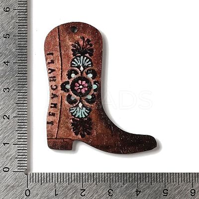 Printed Wood Pendants FIND-K017-03D-1