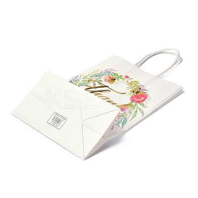 Gold Stamping Rectangle Paper Bags CARB-B002-01B-1
