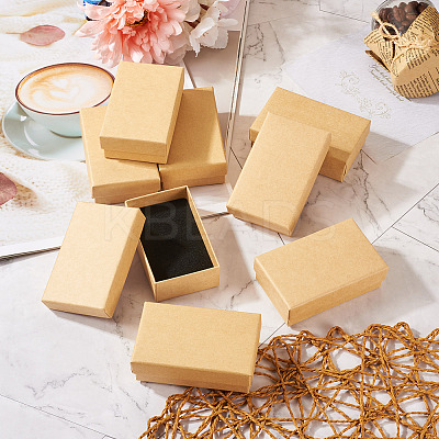 Rectangle Cardboard Paper Jewelry Box CON-TAC0015-01C-1