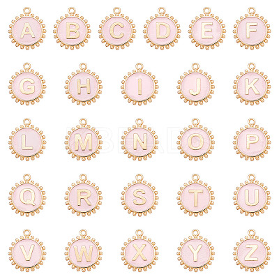 26Pcs Alloy Enamel Pendants ENAM-TA0002-86A-1