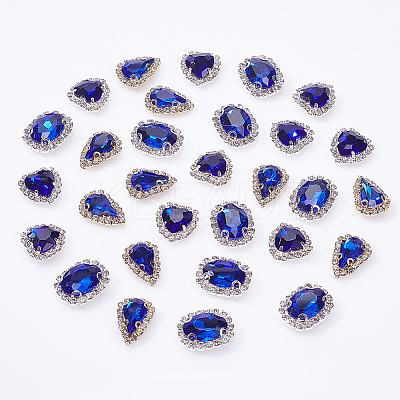 30Pcs 3 Style Sew on Rhinestone GLAA-GA0001-63B-1
