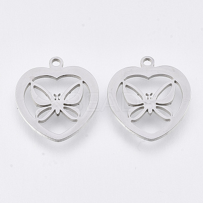 Non-Tarnish 201 Stainless Steel Pendants STAS-T044-94P-1
