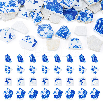 Porcelain Cabochons PORC-TA0001-74-1
