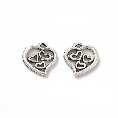 Tibetan Style Alloy Charms TIBE-B001-58AS-1