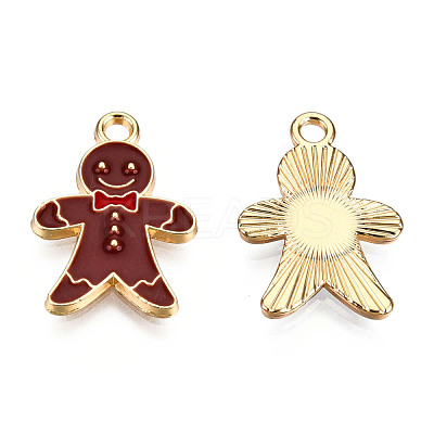 Alloy Enamel Pendants X-ENAM-T009-42C-1