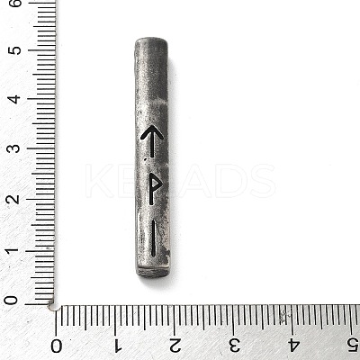 Retro 304 Stainless Steel Pendants STAS-V008-32AS-06-1