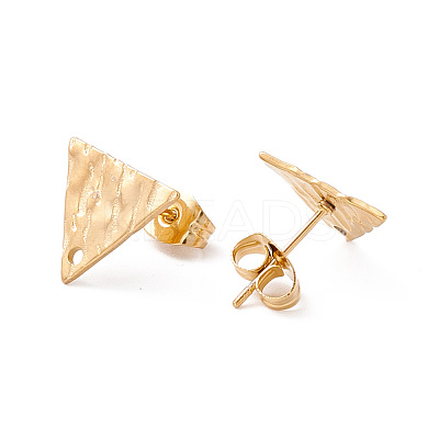 304 Stainless Steel Stud Earring Findings STAS-G270-02G-08-1