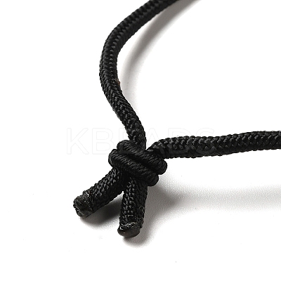 Cone Natural Green Aventurine Pendant Necklace with Nylon Rope for Women G-H286-08G-1
