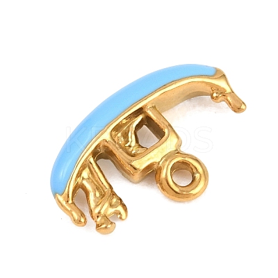 304 Stainless Steel Pendants STAS-D264-01G-1