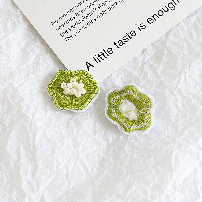 Handmade Wool Yarn Knitting Ornament Accessories INS-PW0002-11C-1
