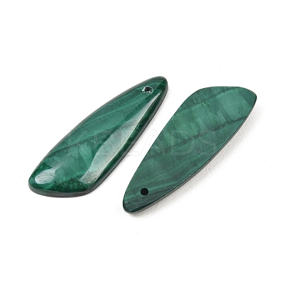 Natural Malachite Pendants G-B187-01A-04-1