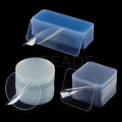150pcs 3 Style Transparent Acrylic Double-sided Adhesive Stickers FIND-AR0004-26-1