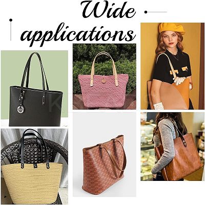 4Sets 2 Colors PU Leather Bag Handles FIND-FH0004-14A-1
