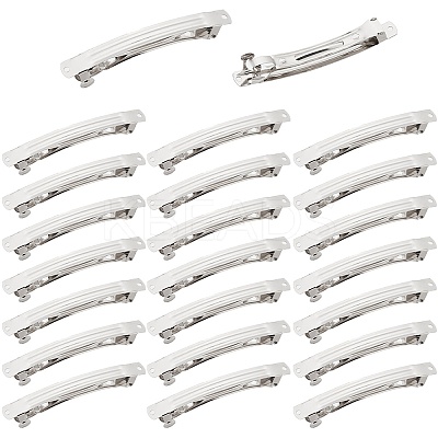 18pcs Iron Hair Barrette Findings IFIN-SC0001-67-1