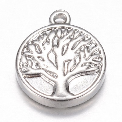 Tarnish Resistant 304 Stainless Steel Pendants STAS-G073-44P-1