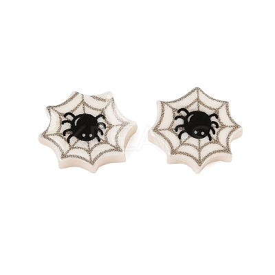 Halloween Theme Opaque Resin Cabochons CRES-M037-07I-1