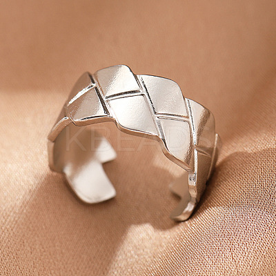 304 Stainless Steel Cuff Rings FS-WGFBCF4-12-1