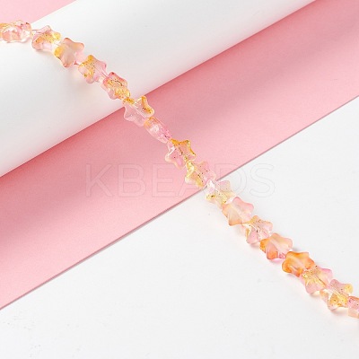 Transparent Glass Beads Strand GLAA-F112-04I-1