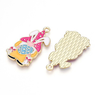 Alloy Enamel Pendants ENAM-T022-01C-1