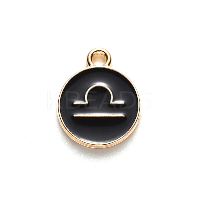 Alloy Enamel Pendants LS-ENAM-S124-01A-08K-1
