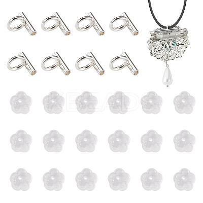 Brass Tube Bails DIY-TA0014-37A-S-1