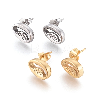 304 Stainless Steel Stud Earrings EJEW-I235-11A-1