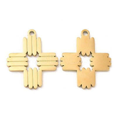 Ion Plating(IP) 316L Surgical Stainless Steel Pendants STAS-D078-25G-1