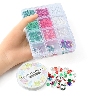DIY Christmas Bracelet Making Kit DIY-YW0006-86-1