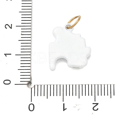 Printed 304 Stainless Steel Pendants SA-CBA4D1F-09G-I-1