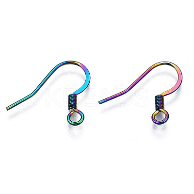 Ion Plating(IP) 304 Stainless Steel French Earring Hooks STAS-S119-016A-1