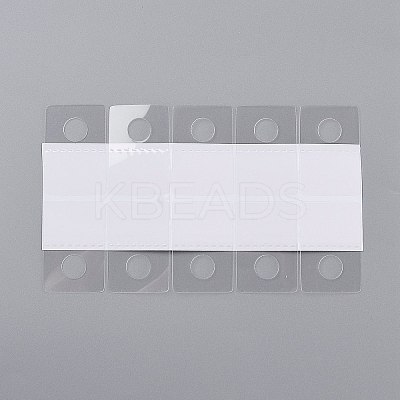 Transparent PVC Self Adhesive Hang Tabs LS-X-CDIS-Z001-03A-1