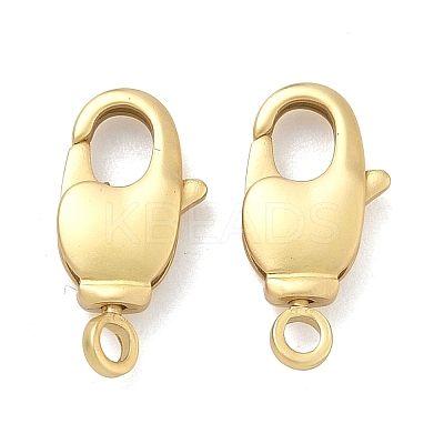 Brass Lobster Claw Clasps KK-D229-14MG-02-1