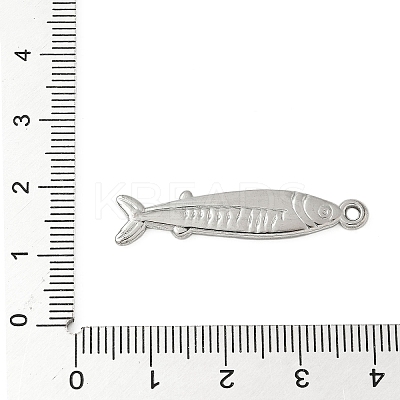 304 Stainless Steel Sardine Fish Pendants STAS-S186-05C-P-1