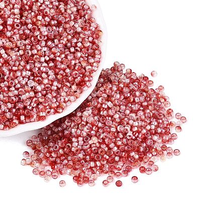 Picasso Glass Seed Beads SEED-Q041-02L-1