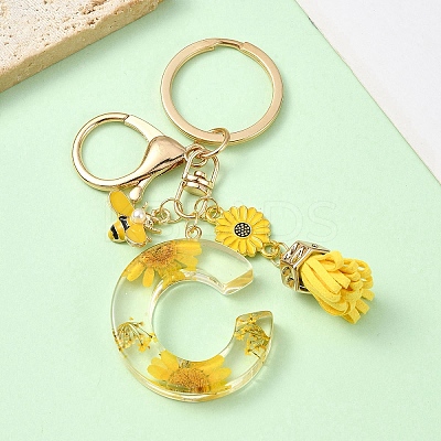 Resin & Alloy Enamel Keychain X1-KEYC-YW00134-03-1