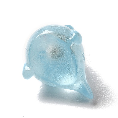 Marine Series Transparent Resin Pendants RESI-E031-02P-02-1