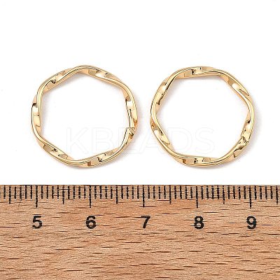 SHEGRACE Brass Linking Rings XGRQ58458-777G-1