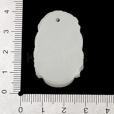 Natural White Jade Carved Pendants LS-G-S384-01A-1