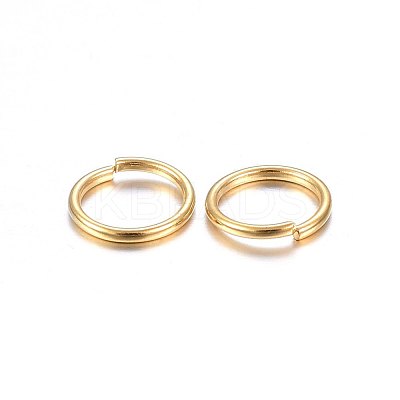 304 Stainless Steel Open Jump Rings STAS-O098-01G-18-1